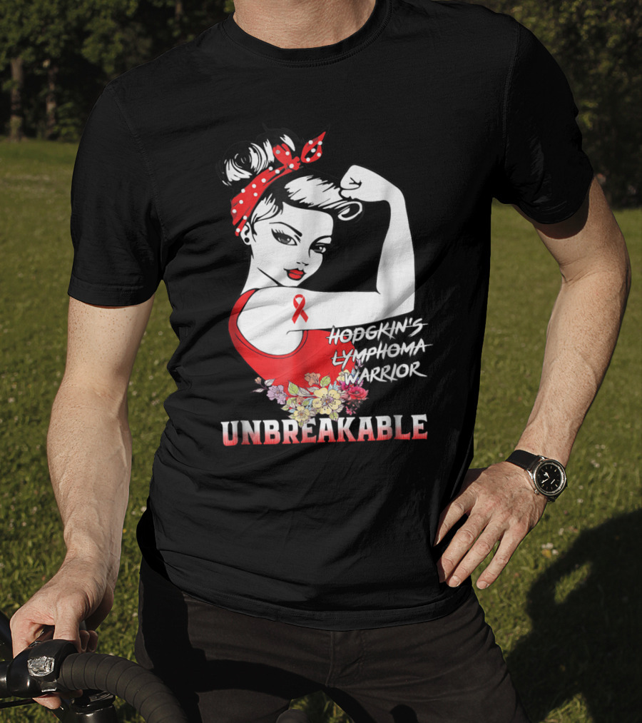 Hodgkin's Lymphoma Warrior Unbreakable T-Shirt