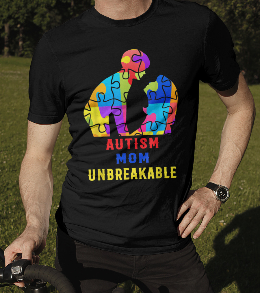 Autism Mom Unbreakable Puzzle T-Shirt