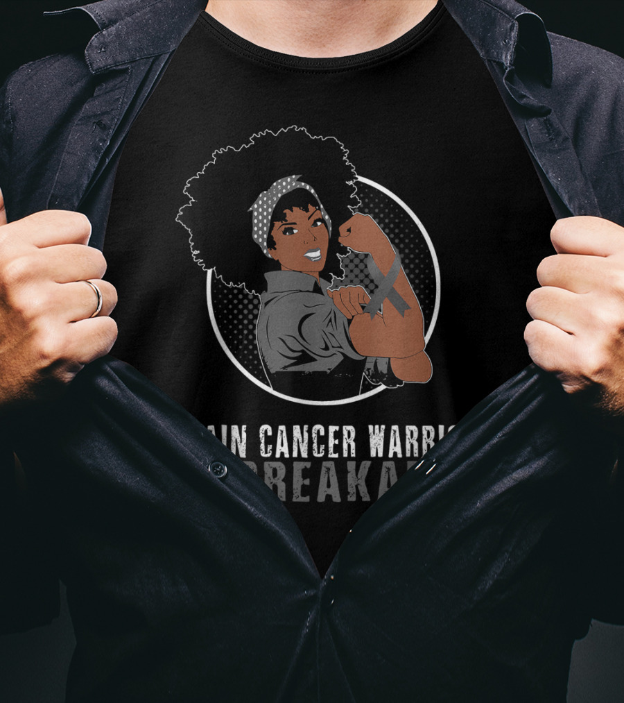 Brain Cancer Warrior Unbreakable T-Shirt