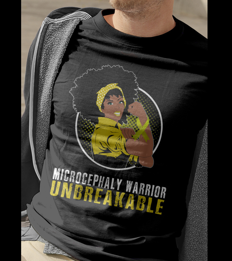 Black Girl Microcephaly Warrior Unbreakable T-Shirt