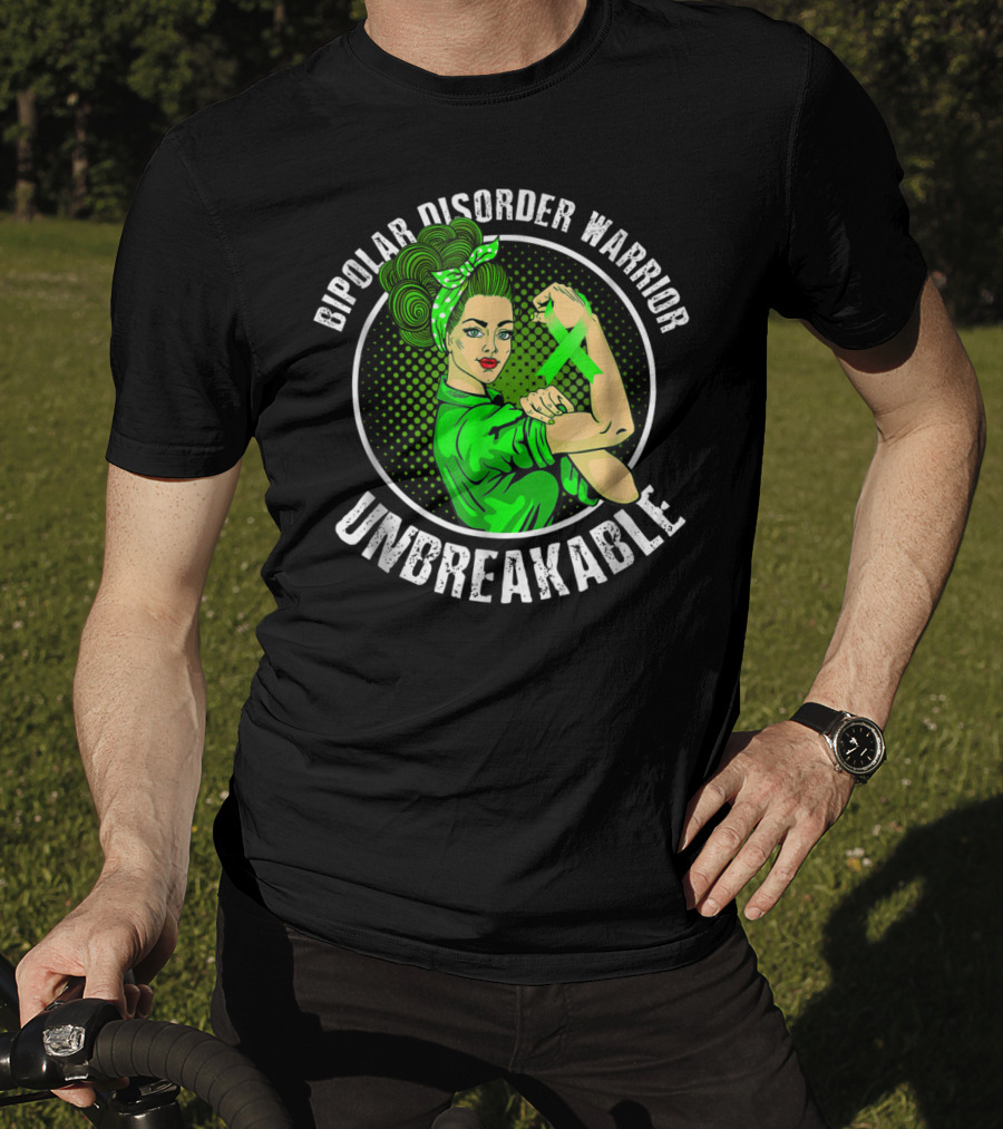 Bipolar Disorder Warrior Unbreakable T-Shirt