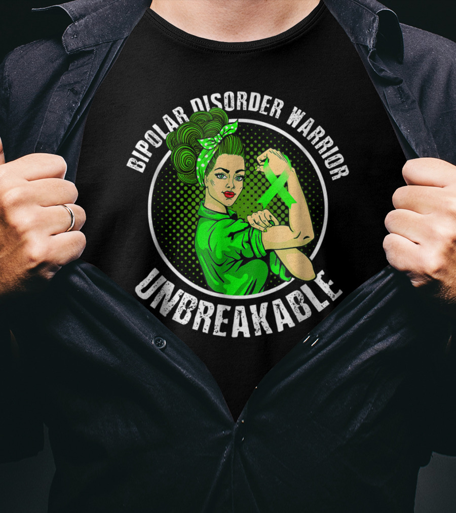 Bipolar Disorder Warrior Unbreakable T-Shirt