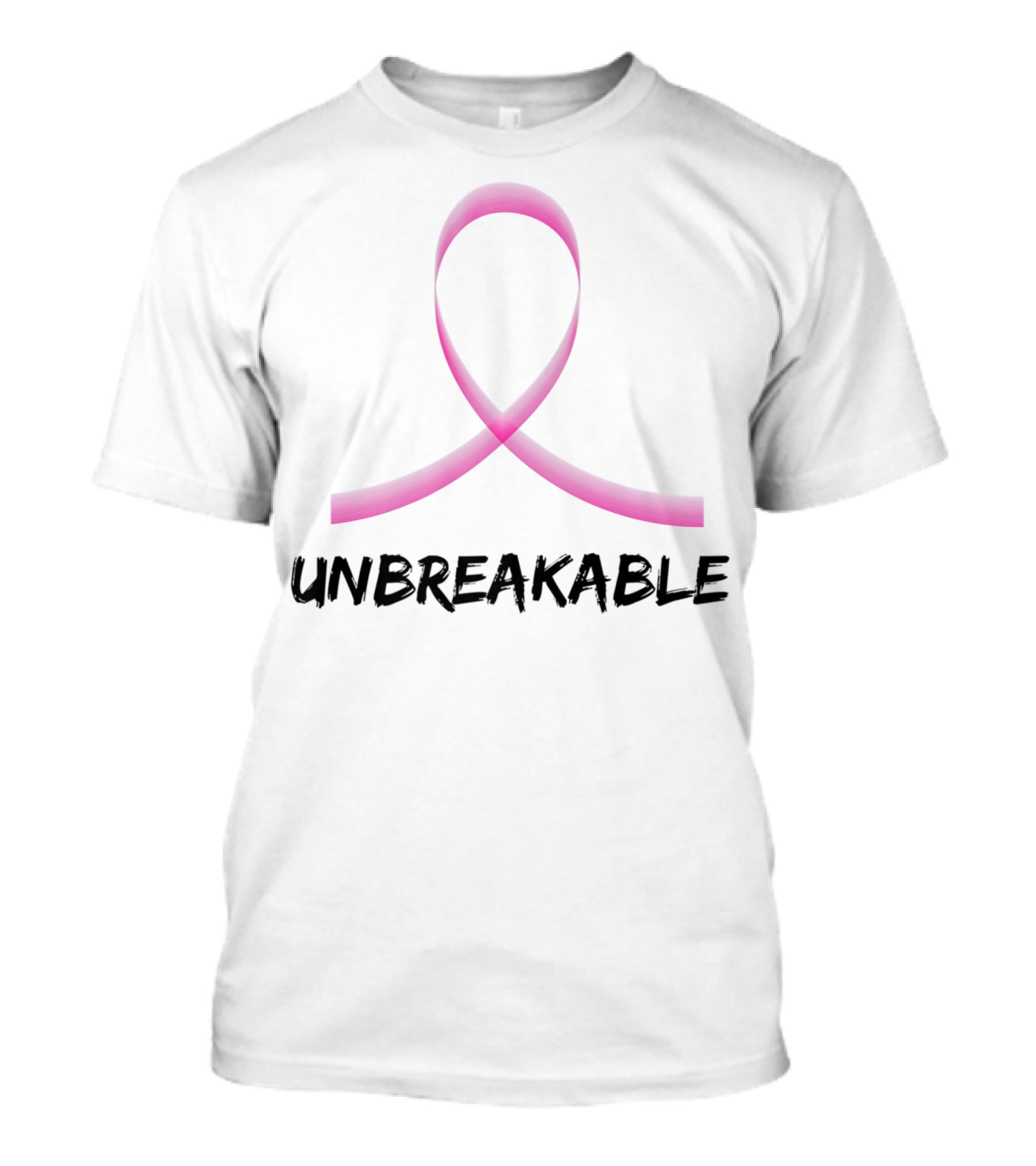 Breast Cancer Survivor Support Unbreakable Pink T-Shirt