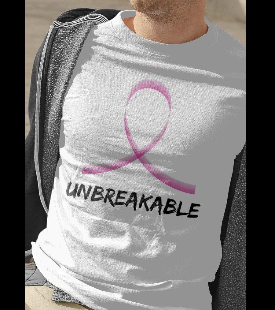Breast Cancer Survivor Support Unbreakable Pink T-Shirt