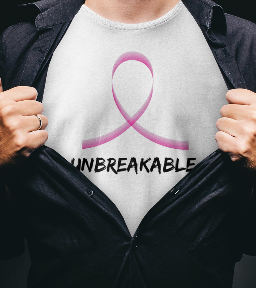 Breast Cancer Survivor Support Unbreakable Pink T-Shirt