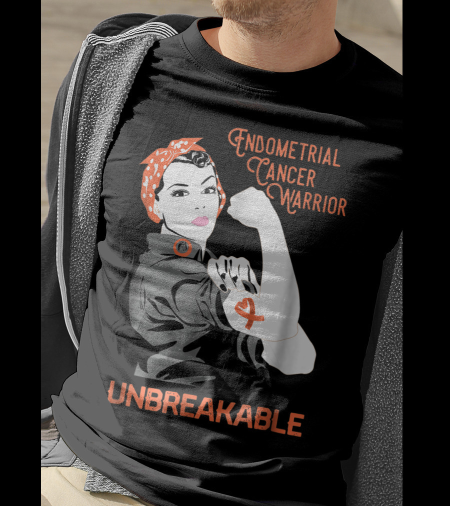 Endometrial Cancer Warrior Unbreakable T-Shirt