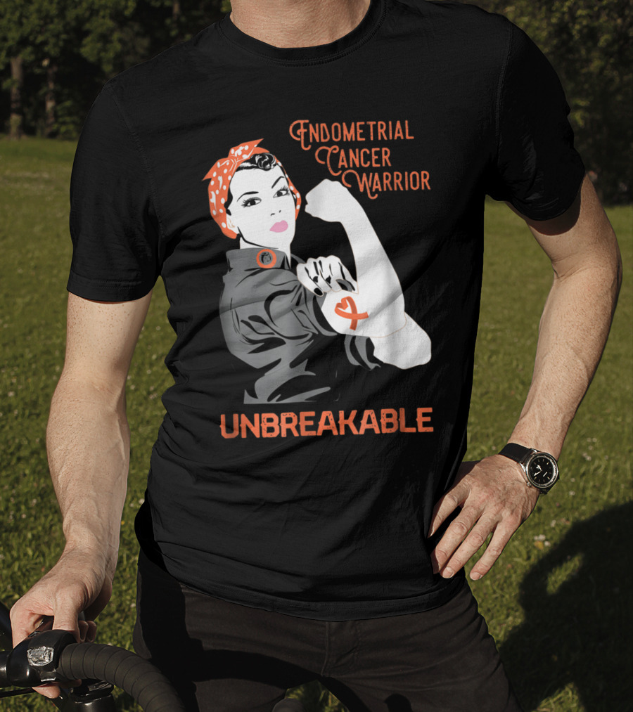Endometrial Cancer Warrior Unbreakable T-Shirt