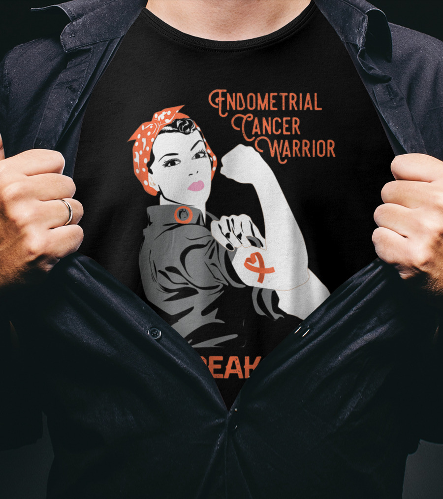Endometrial Cancer Warrior Unbreakable T-Shirt