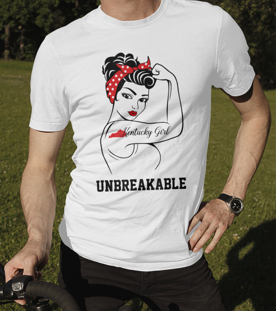 Kentucky Girl Unbreakable Rosie The Riveter T-Shirt