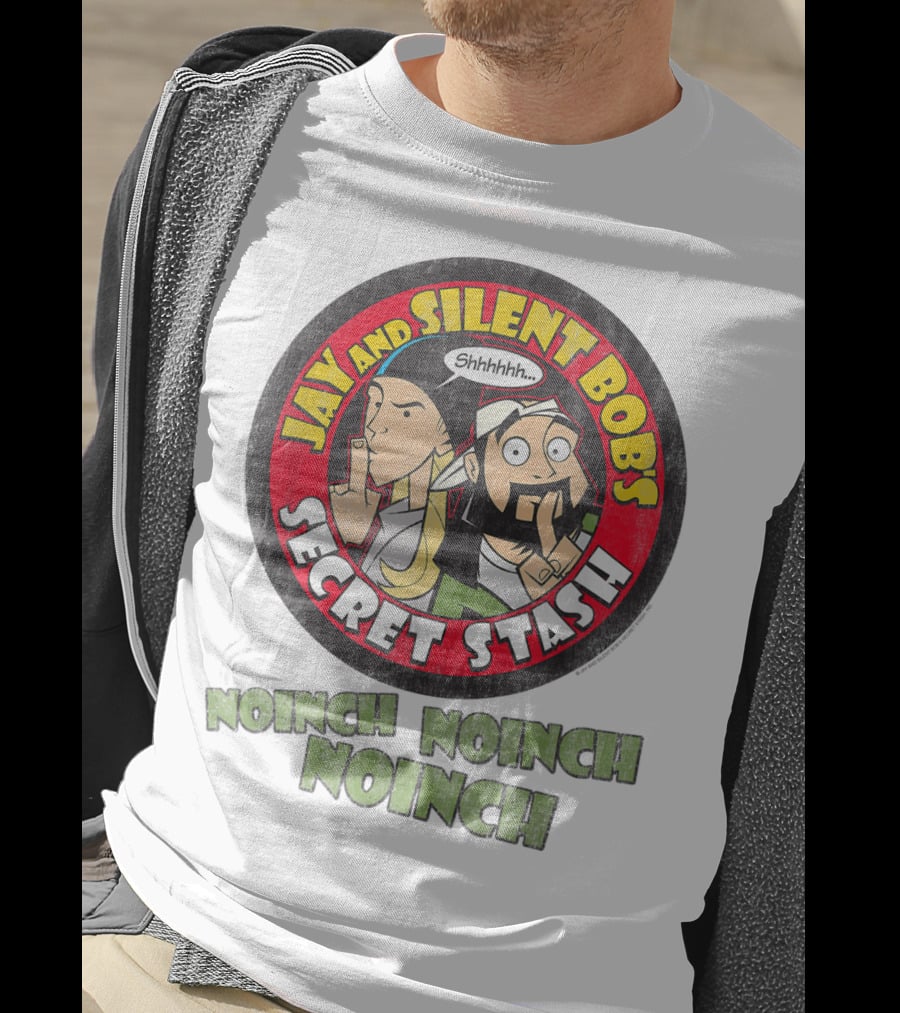 Jay And Silent Bob's Secret Stash Shhhhh Noinch Noinch Noinch T-Shirt