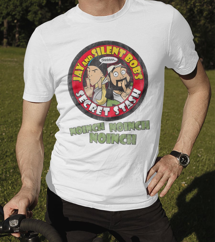 Jay And Silent Bob's Secret Stash Shhhhh Noinch Noinch Noinch T-Shirt