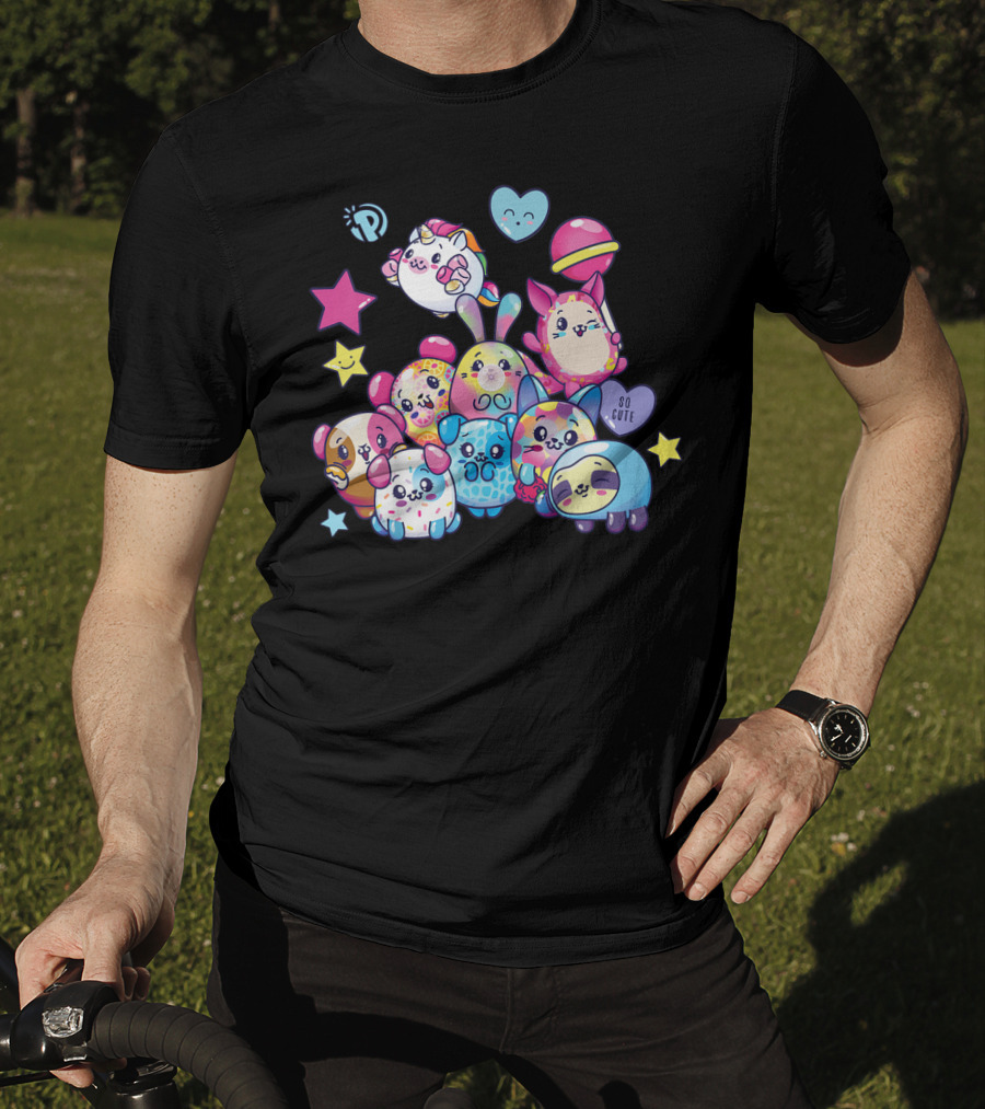 Pikmi Pops And Friends So Cute Stars And Hearts T-Shirt