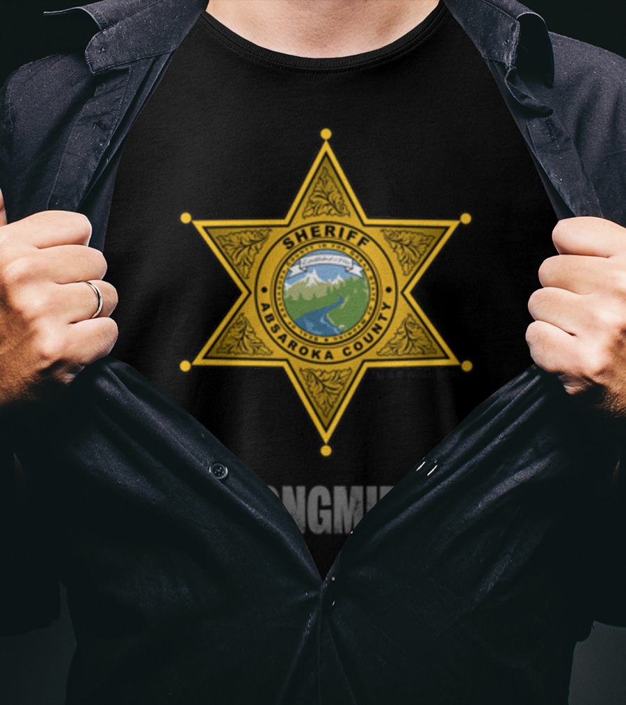 Longmire Sheriff Absaroka County Badge T-Shirt