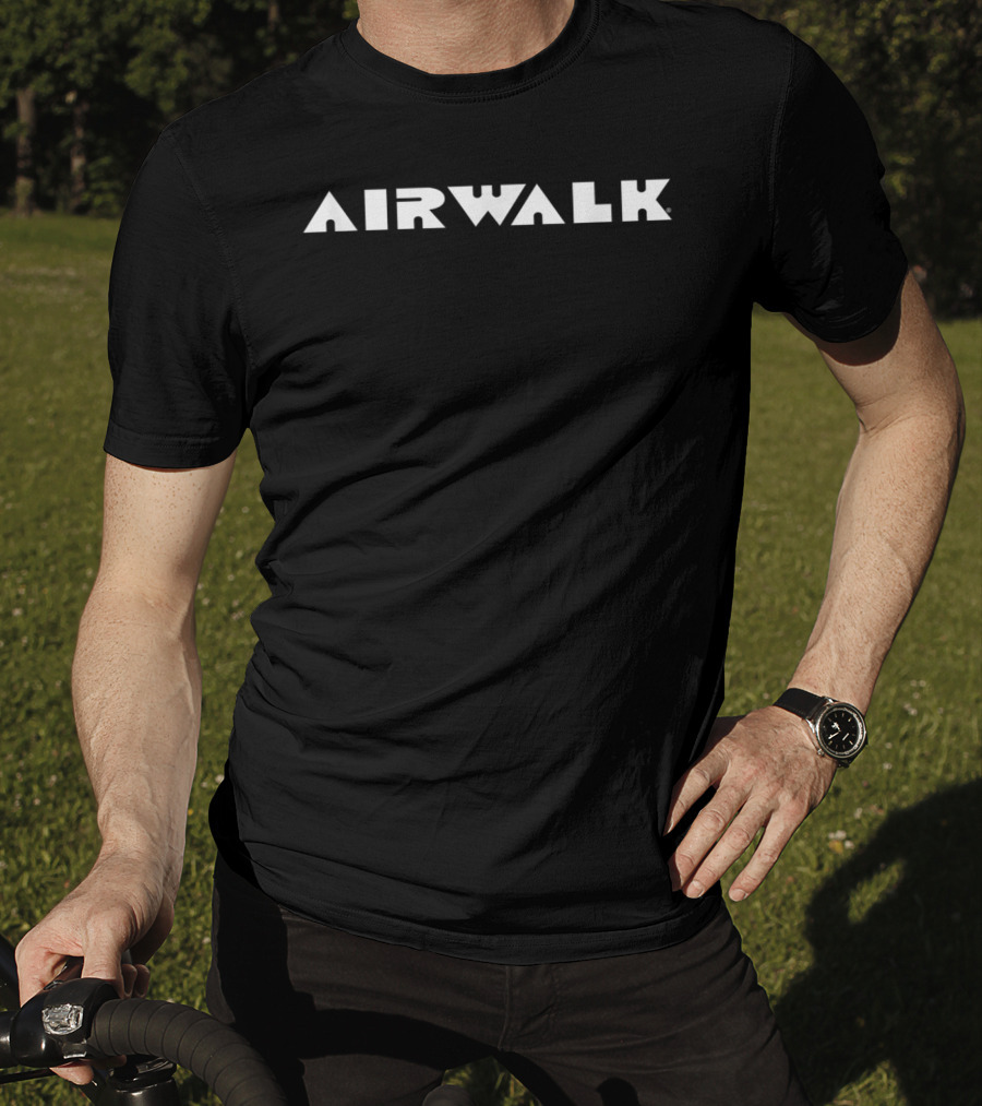 Mens Airwalk Classic Bold White T-Shirt