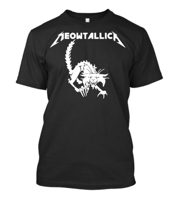 Meowtallica Heavy Metal Cat Lover Feline T-Shirt