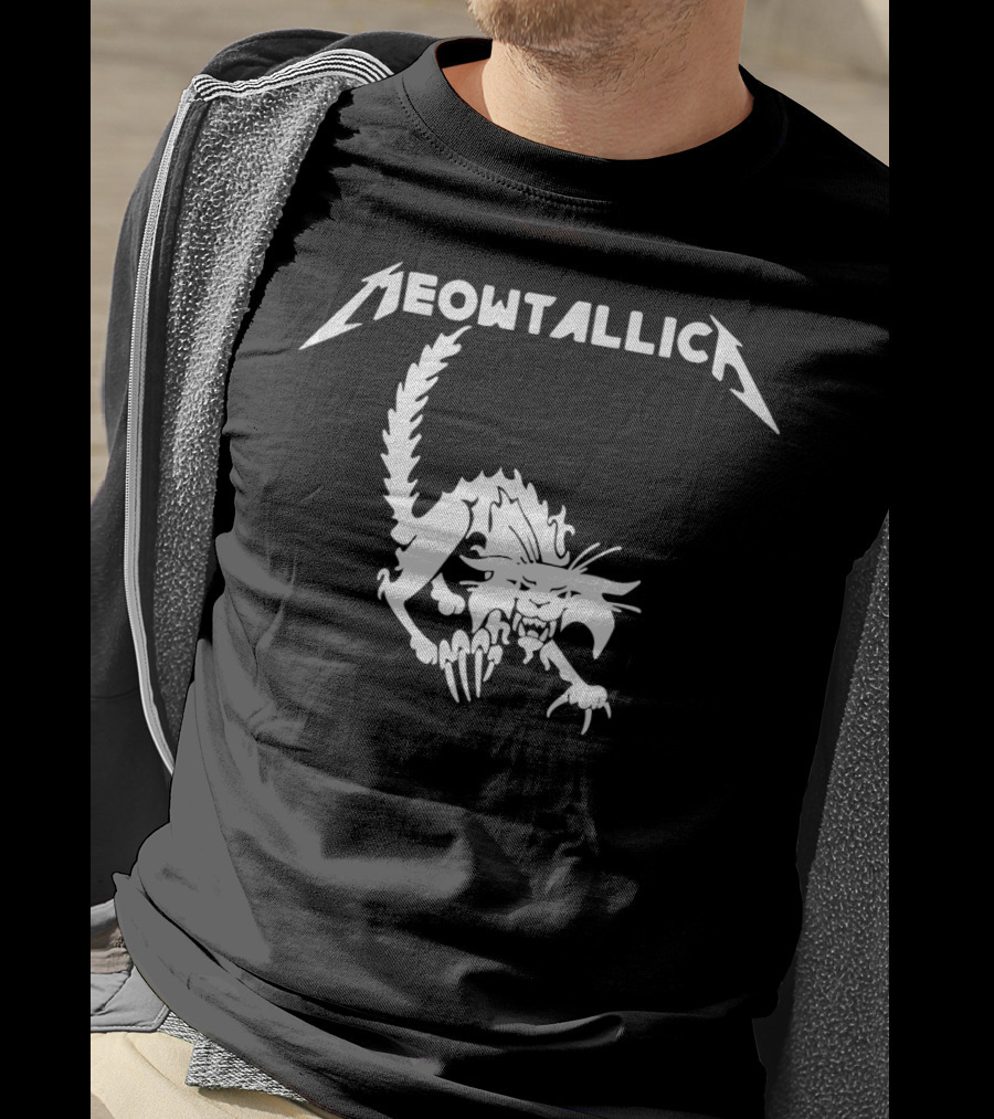 Meowtallica Heavy Metal Cat Lover Feline T-Shirt