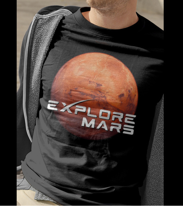 Explore Mars SpaceX Mars Exploration T-Shirt