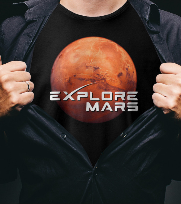 Explore Mars SpaceX Mars Exploration T-Shirt