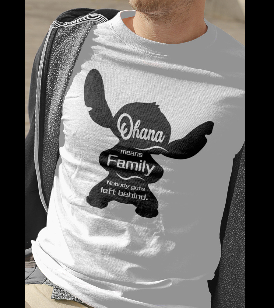 Ohana Means Family Nobody Gets Left Behind Stitch T-Shirt