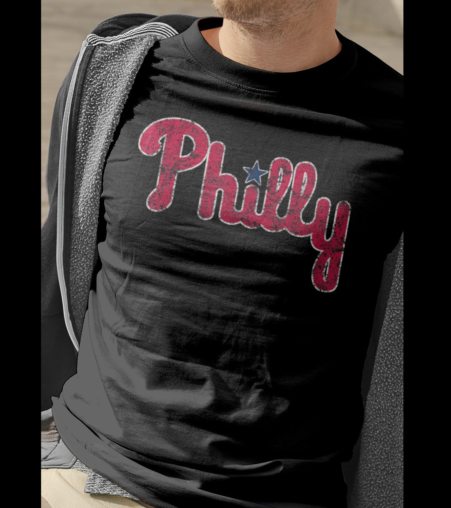 Philadelphia Baseball Vintage Philly Star T-Shirt