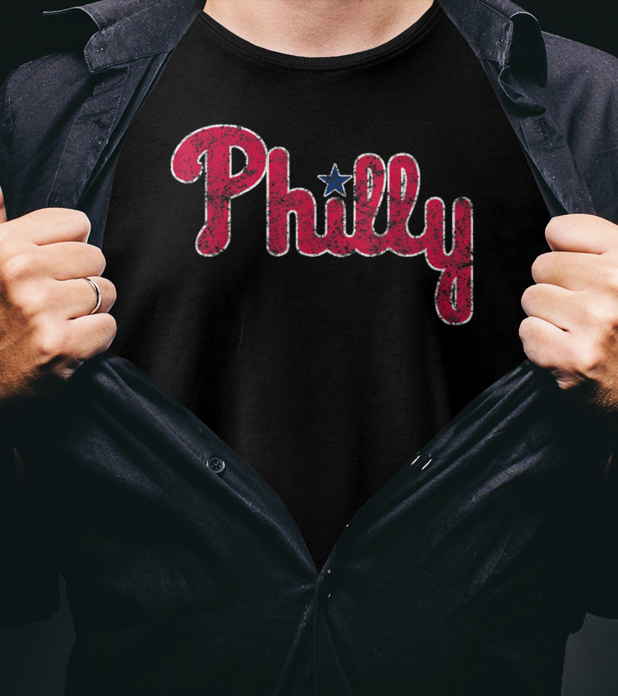 Philadelphia Baseball Vintage Philly Star T-Shirt