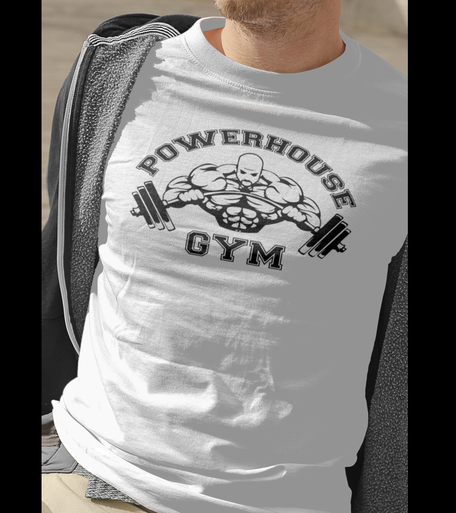 Powerhouse Gym Muscle Barbell Edition T-Shirt
