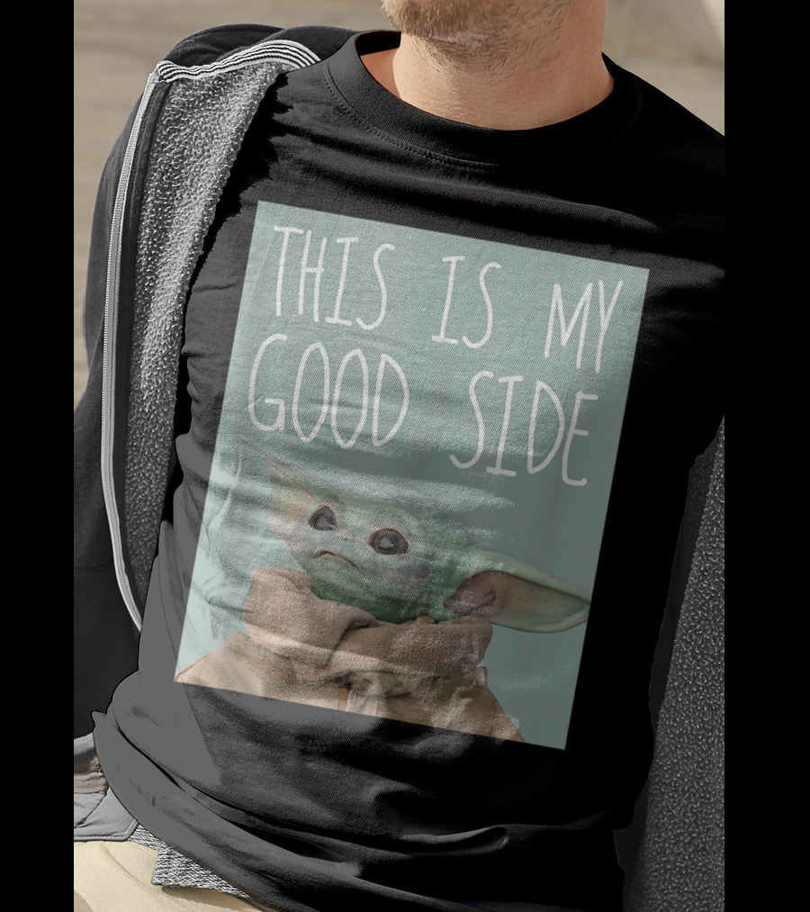 This Is My Good Side Star Wars The Mandalorian The Child T-Shirt