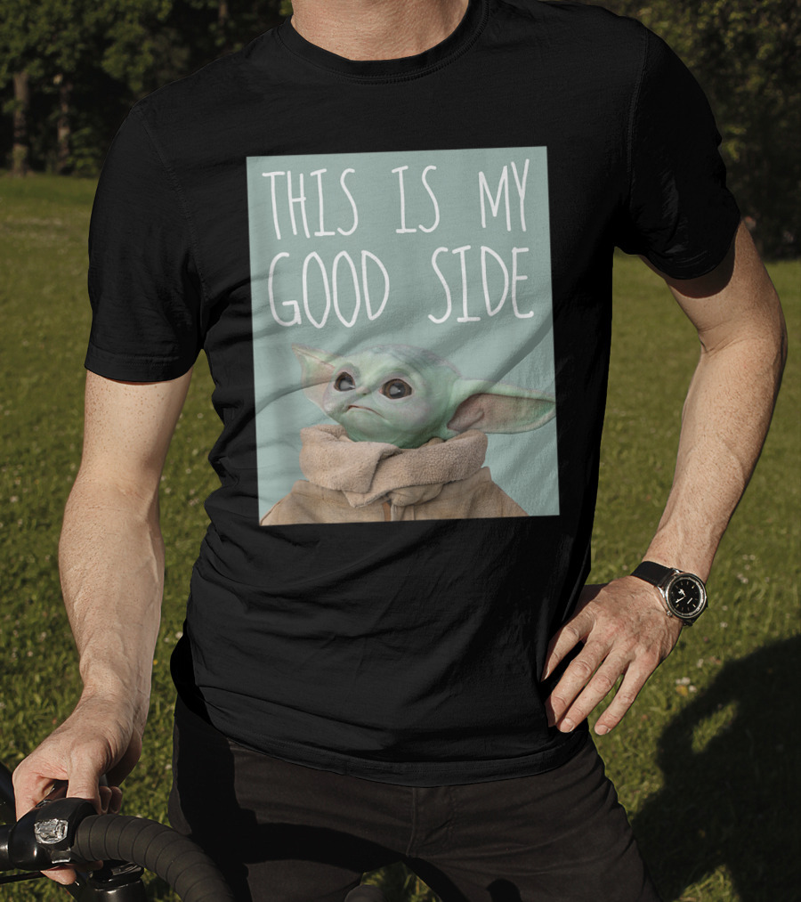 This Is My Good Side Star Wars The Mandalorian The Child T-Shirt