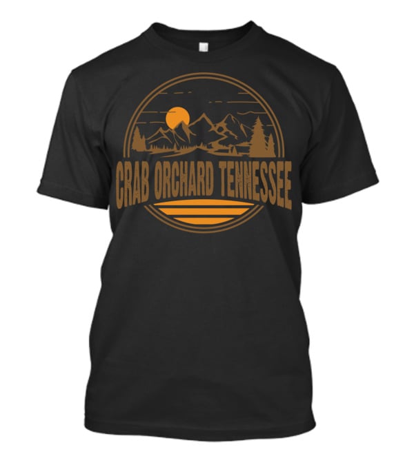 Crab Orchard Tennessee Vintage Mountain Sunset Hiking T-Shirt