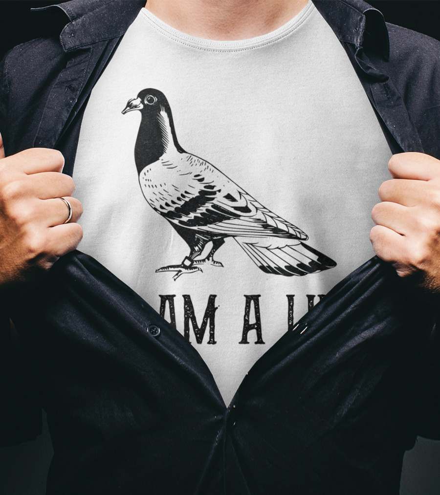 Vintage Bird I Am A Lie Aren't Real Spies T-Shirt