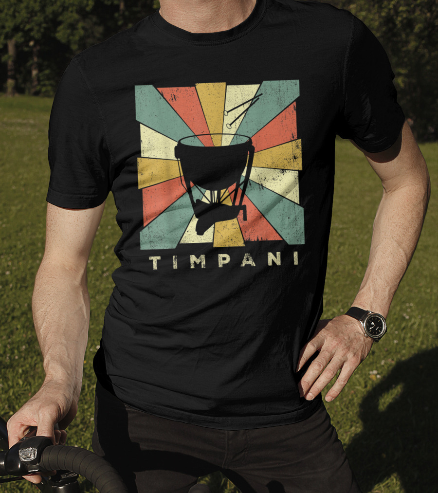 Timpani Vintage Percussion Music T-Shirt