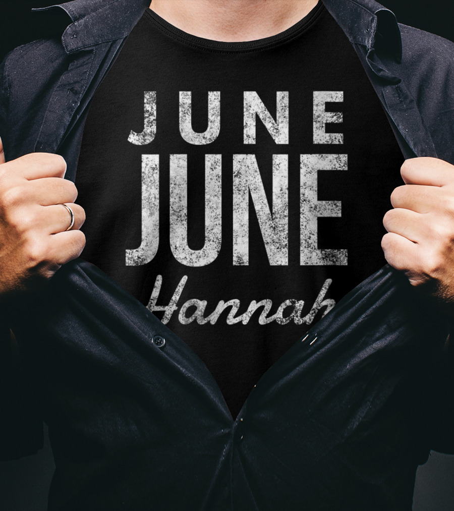June June Hannah Shirt Typography T-Shirt
