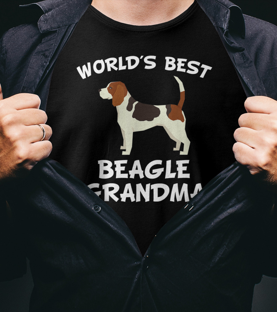 World's Best Beagle Grandma Dog Lover Gift T-Shirt