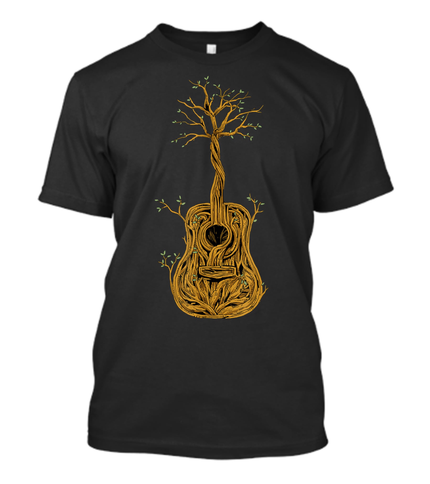Tree Of Life Acoustic Guitar Nature Guitarist T-Shirt