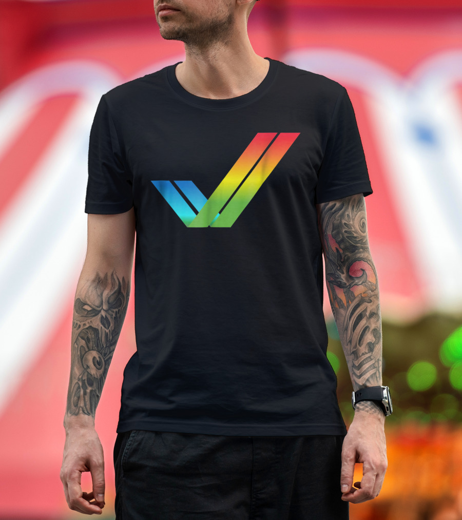 Amiga Rainbow Tick Computer T-Shirt