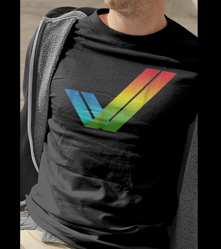 Amiga Rainbow Tick Computer T-Shirt