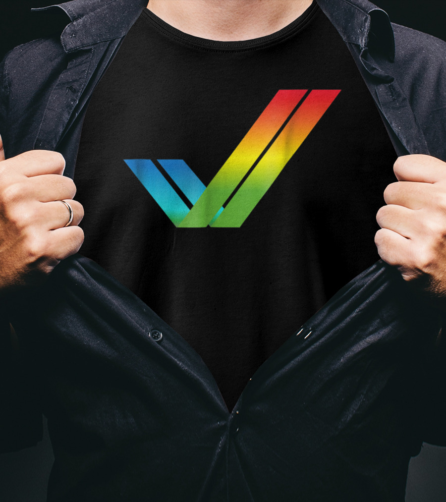 Amiga Rainbow Tick Computer T-Shirt