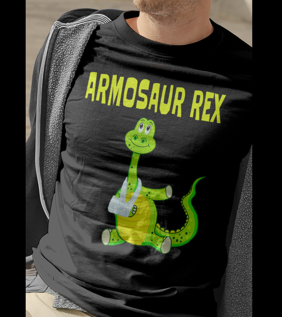 Armosaur Rex Funny Broken Arm Dinosaur T-Shirt