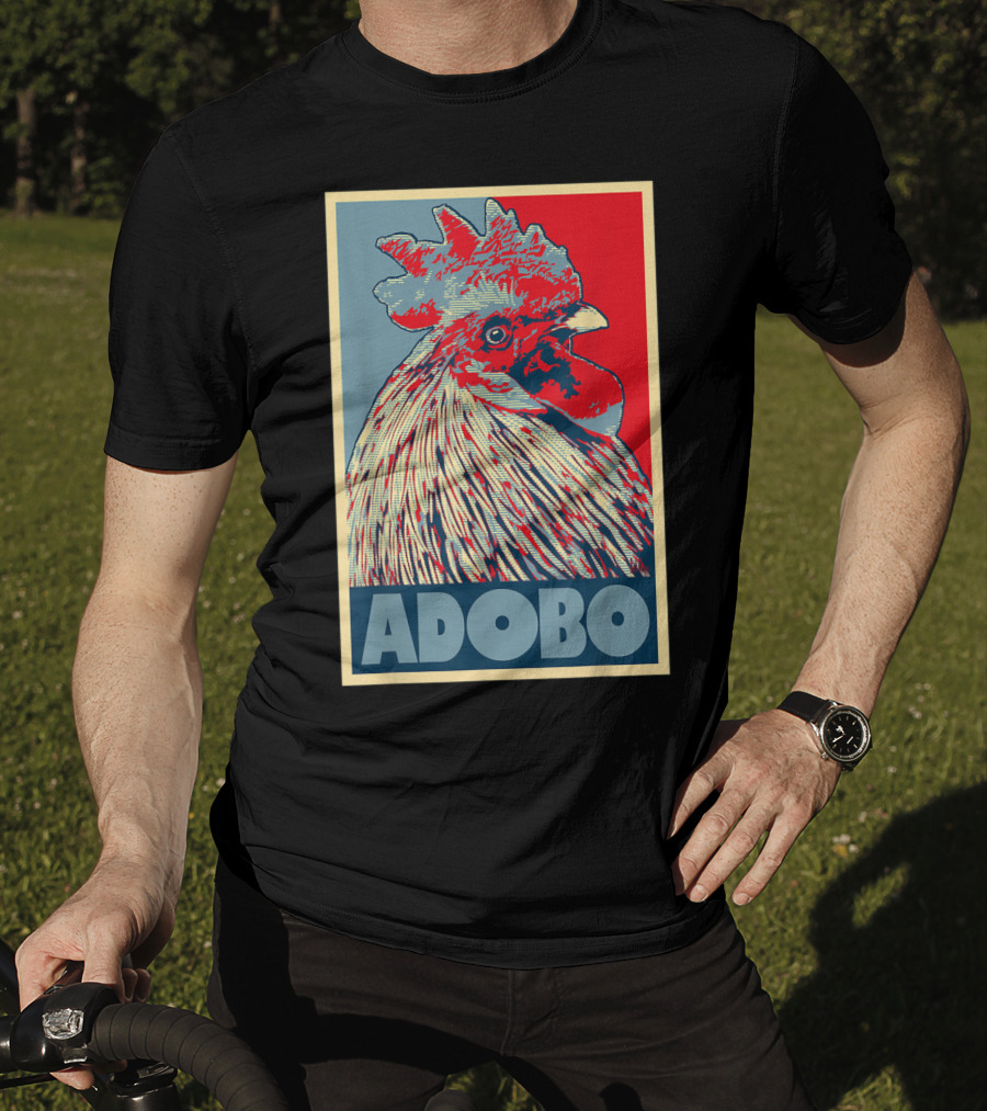 HOPE Adobo For FilAm Families And Friends Rooster T-Shirt