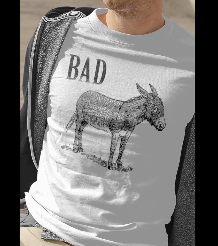 Funny Sarcastic Sayings Bad Ass Donkey T-Shirt