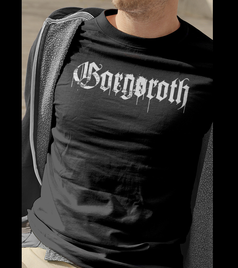 Gorgoroth Band Name In Gothic Font T-Shirt