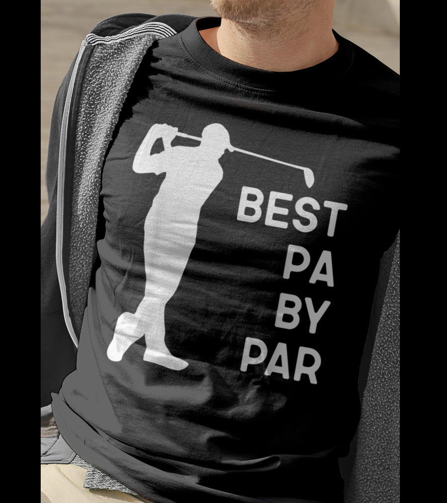 Best Pa By Par Golf Silhouette With Golfer Swing T-Shirt