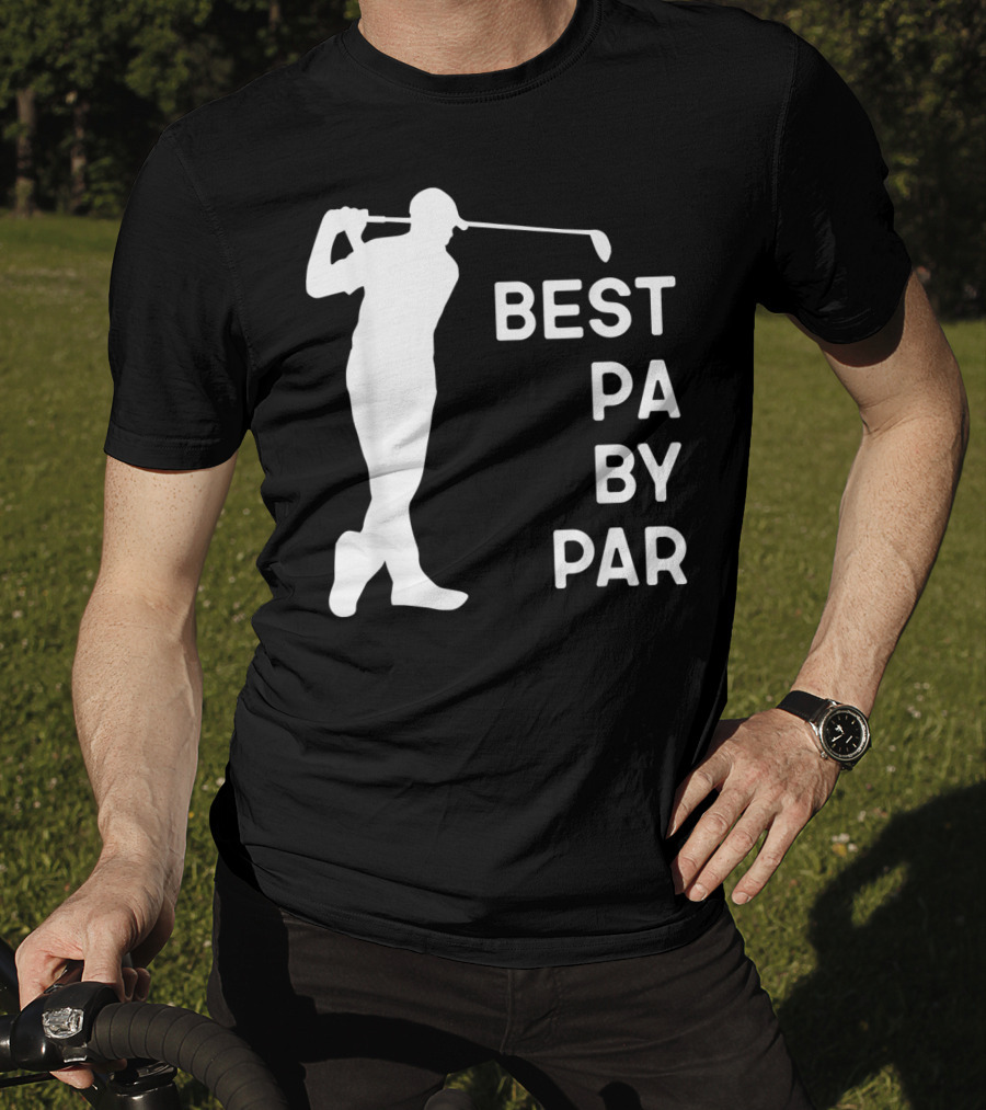 Best Pa By Par Golf Silhouette With Golfer Swing T-Shirt