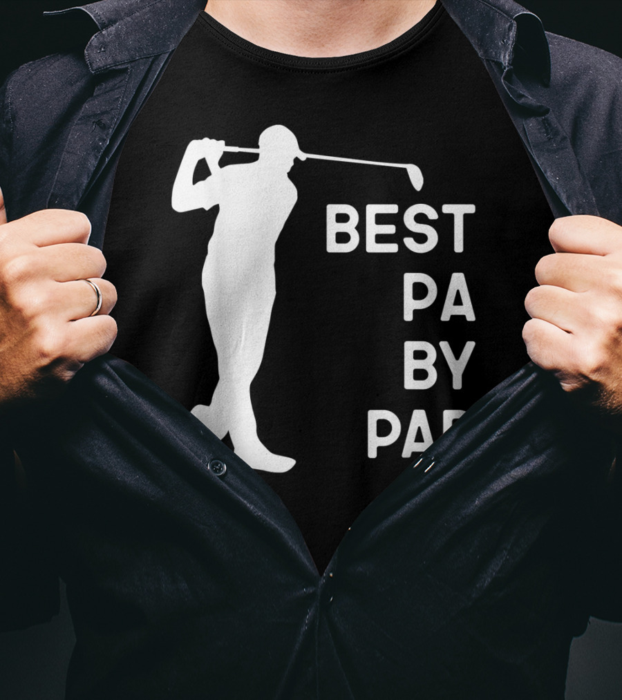 Best Pa By Par Golf Silhouette With Golfer Swing T-Shirt