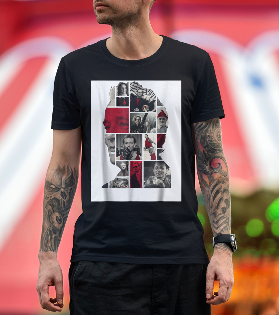 Classic Bill Murray Film Collage T-Shirt