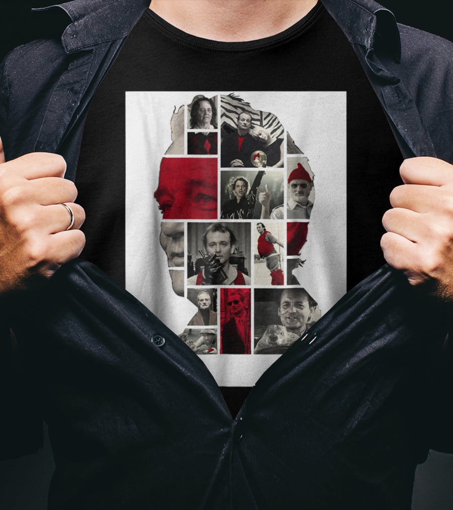 Classic Bill Murray Film Collage T-Shirt