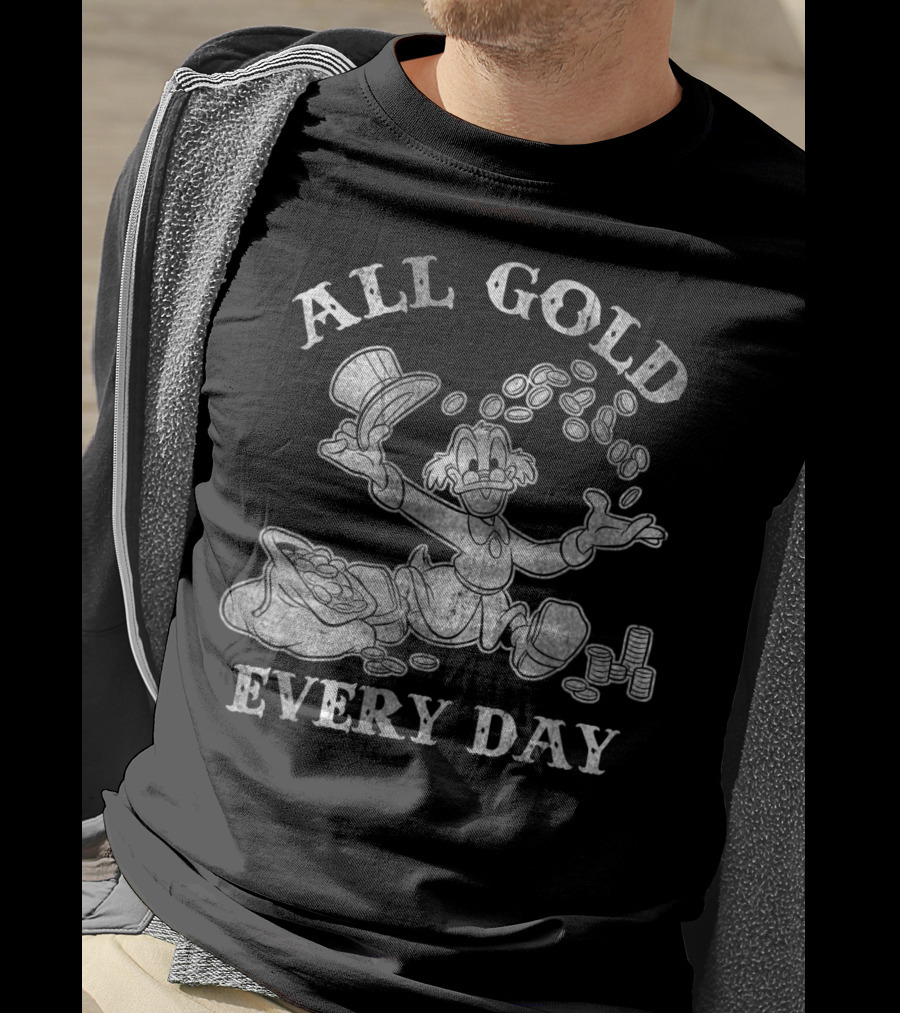 Disney Scrooge McDuck All Gold Every Day T-Shirt