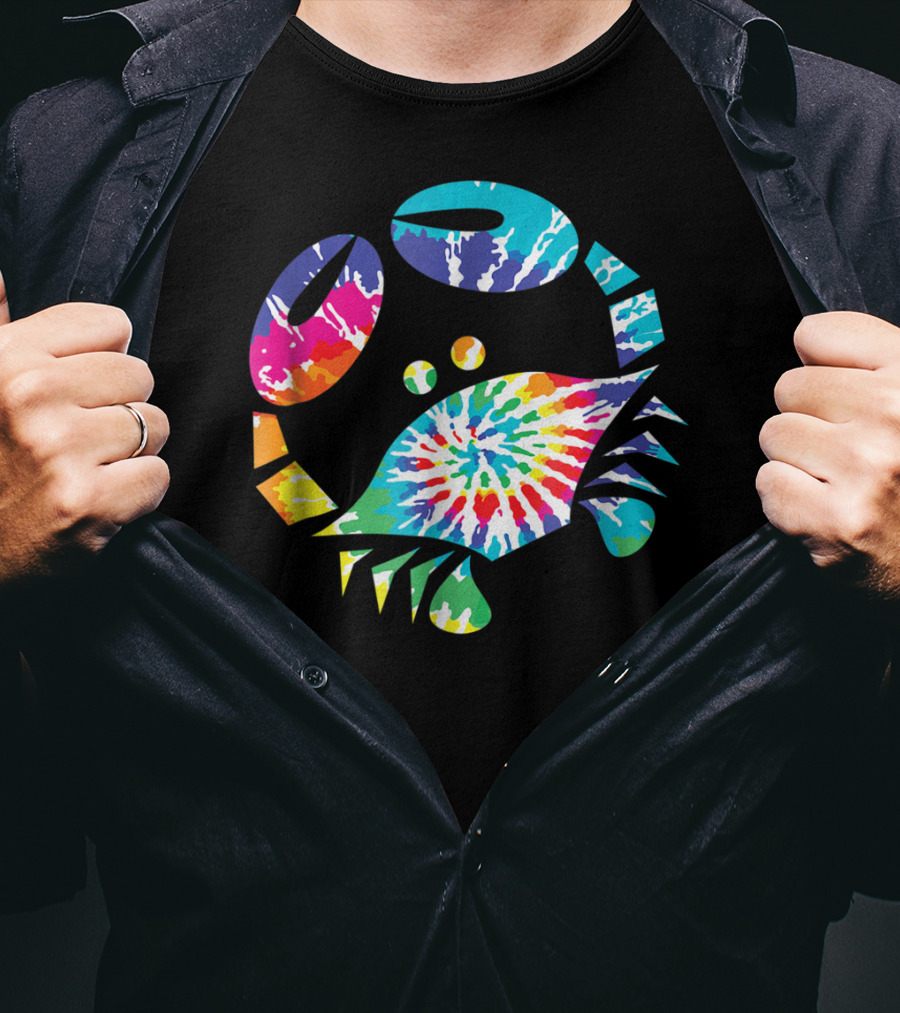 Tie Dye Fun Crab T-Shirt