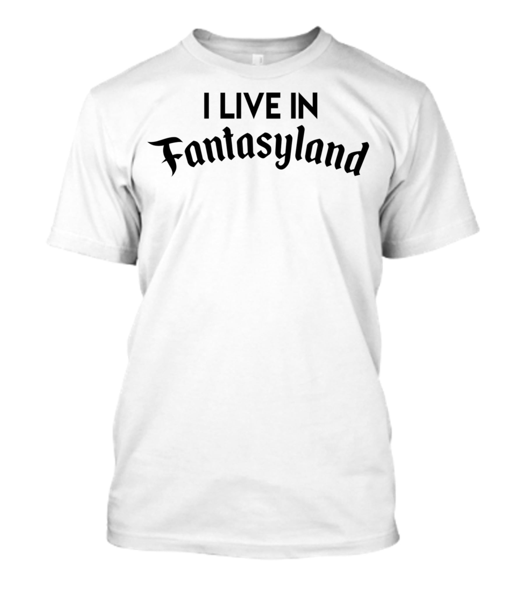 I Live In Fantasyland I Live In Fantasyland Fun Adventure Dreams T-Shirt