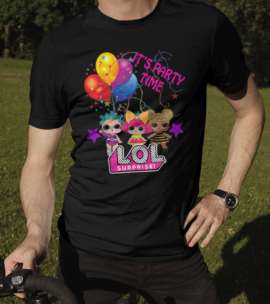 LOL Surprise It's Party Time Balloons And Characters T-Shirt